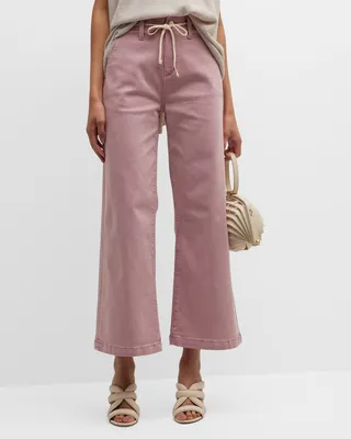 Carly Wide-Leg Ankle Jeans