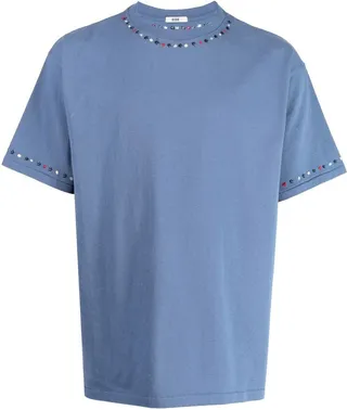 Blooming Garland embroidered T-shirt