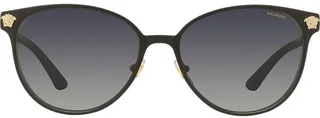 Medusa logo round sunglasses