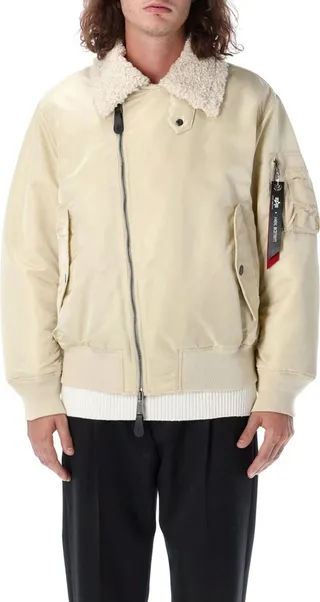 Neil Barrett X Alpha Industries Ma-1 Zipped Bomber Jacket