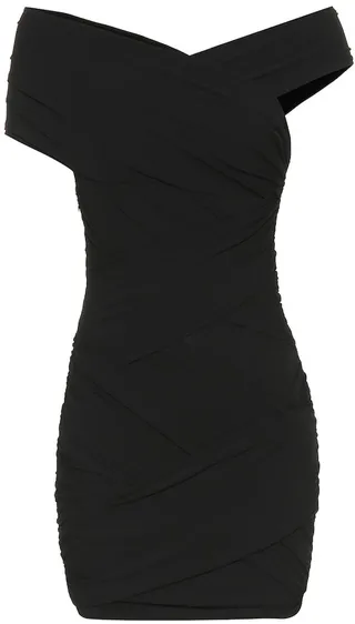 Stretch-jersey minidress