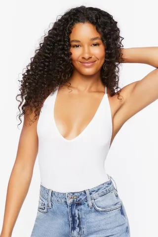 Seamless Plunging Bodysuit