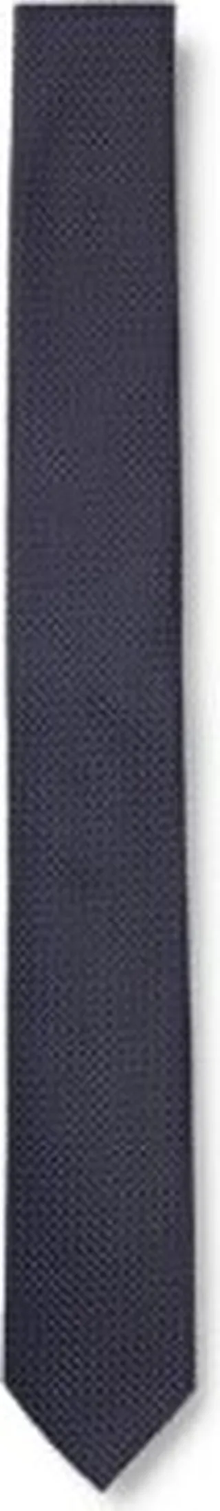 Hand-made tie in micro-patterned silk jacquard