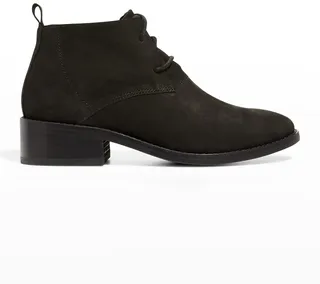 Rey Suede Lace-Up Booties