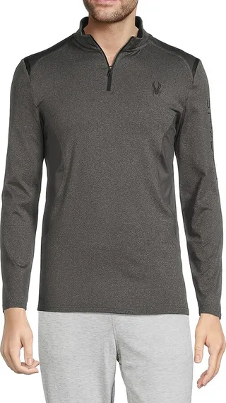 Logo Zip Up Pullover