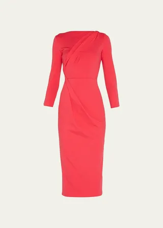 Keyhole Midi Dress