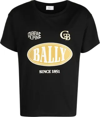 logo-print cotton T-shirt