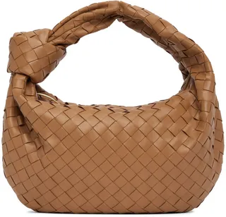 Bottega Veneta Brown Teen Jodie Shoulder Bag
