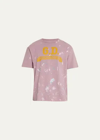 Men's Psychology Paint Splatter T-Shirt