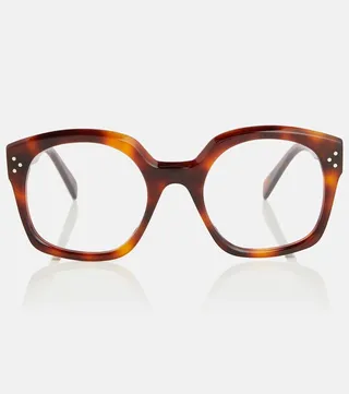 D-frame acetate glasses