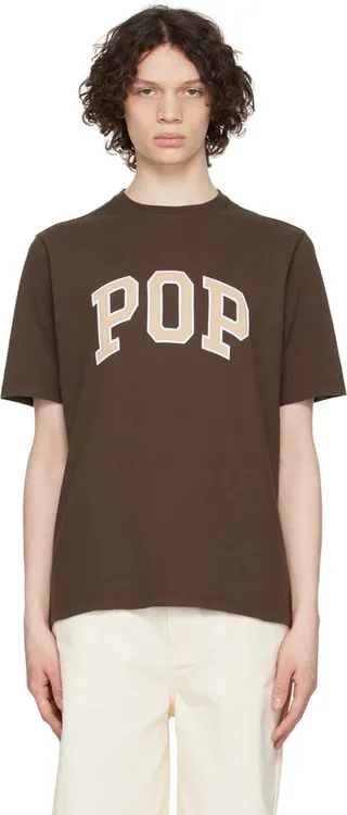 Pop Trading Company Brown Arch T-Shirt