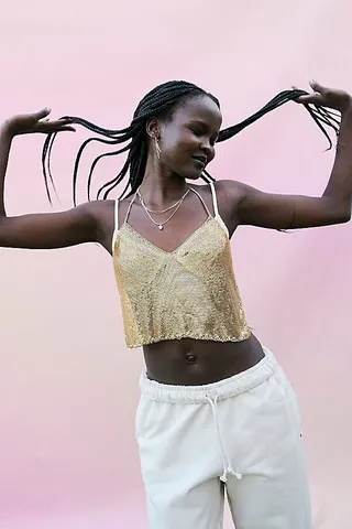 Gia Metal Halter Top