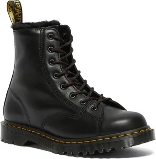 Barton Hudswell Geuine Shearling Lined Combat Boot