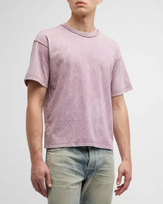 Men's Mineral Wash Cropped Tee