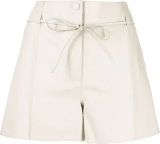 Flared Drawstring Shorts