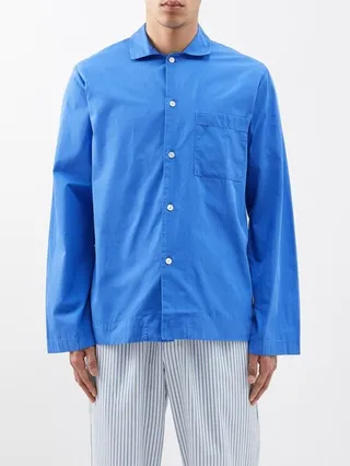 Organic-cotton Poplin Pyjama Shirt