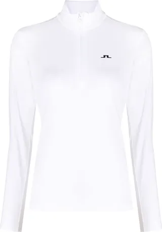 Lauryn half-zip mid-layer top