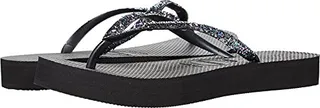 Havaianas Women's Slim Flatform Glitter Flip Flop Sandal