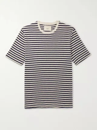 Striped Slub Cotton-Jersey T-Shirt