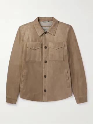 Suede Trucker Jacket
