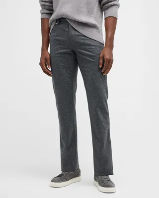Men's 5-Pocket Wool Trousers