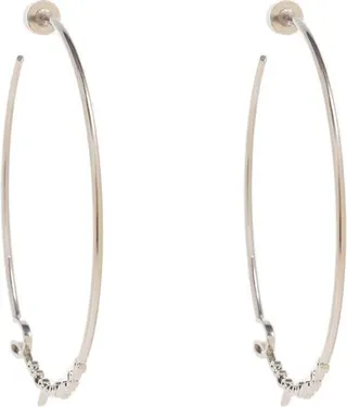 Jacquemus Signature Logo Hoop Earrings
