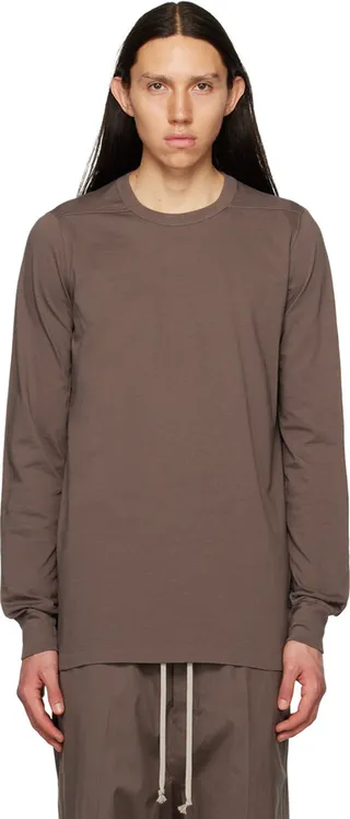 Rick Owens Gray Level Long Sleeve T-Shirt