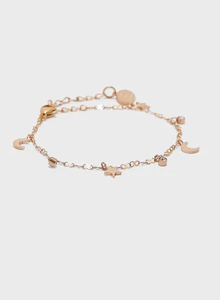 Celestial Moon And Stars Bracelet