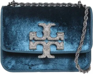 Tory Burch Eleanor Velvet Small Shoulder Bag