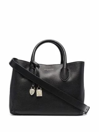 London leather tote