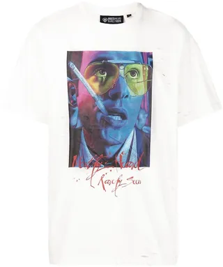 graphic-print cotton T-shirt