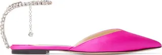 Jimmy Choo Satin Saeda Mules