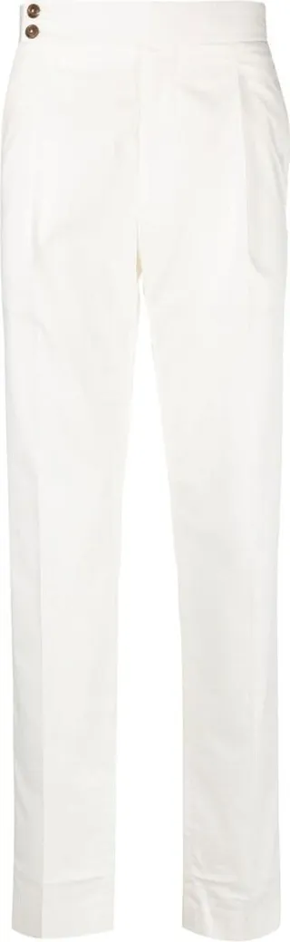 Slim-Cut Tailored Trousers