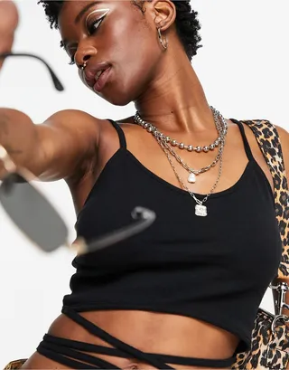 Tie Waist Crop Camisole