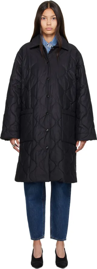 A.P.C. Black Sarah Coat