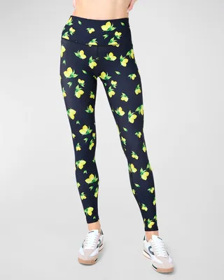 Lemon Spritz DuoKnit High-Rise Leggings