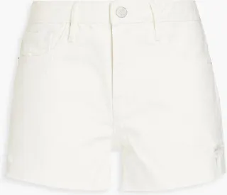 Le Grand Garcon distressed denim shorts