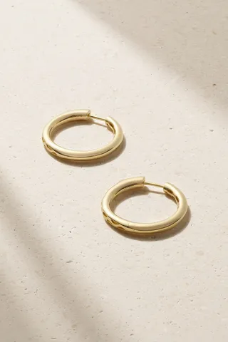 Anita Ko - Small 18-karat Gold Hoop Earrings - One size