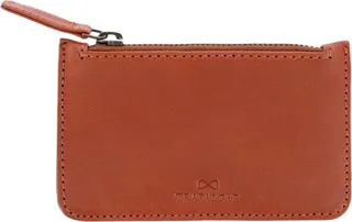 Trafalgar Sergio Front Pocket Leather Zipper Pouch