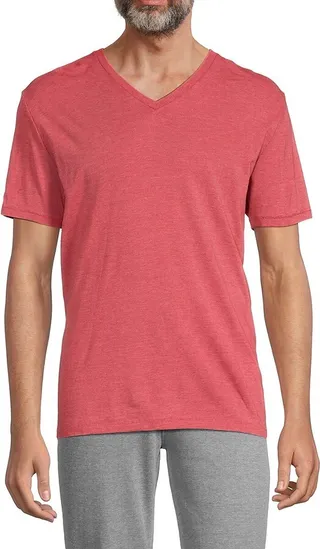 Heathered V Neck Tee