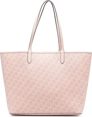 Tonal-Monogram Tote Bag