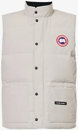 ens Cream Freestyle Padded Slim-fit Shell-down Gilet