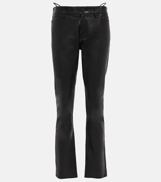 Gonda low-rise leather pants