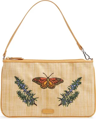 Straw RFID Convertible Wristlet