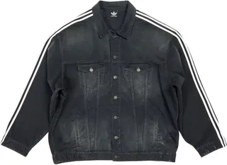 X Adidas Side-Stripe Denim Jacket