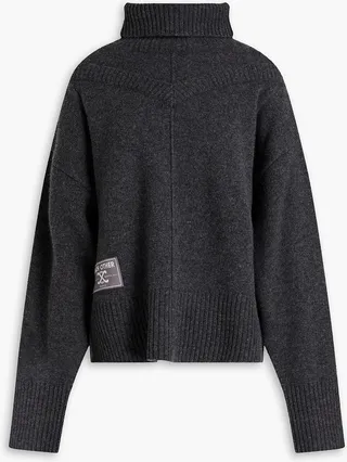 Oversized wool turtleneck sweater