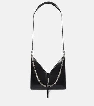 Cut Out leather shoulder bag