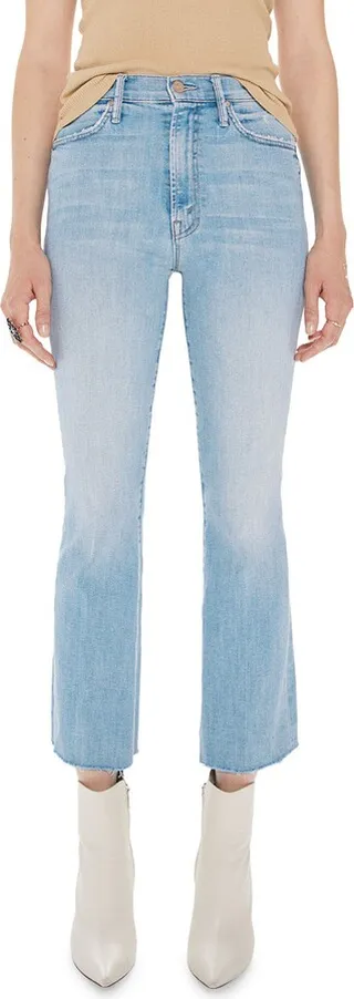 The Hustler Frayed Ankle Jeans