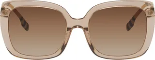 Burberry Brown Oversized Square Sunglasses