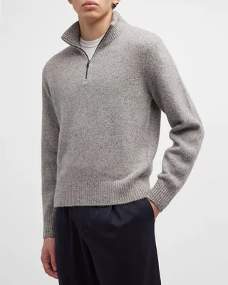 Men's Donegal Quarter-Zip Sweater